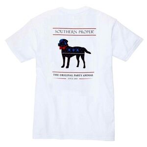 Men's Southern Proper American Party Animal Tee XL